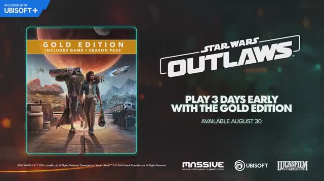 Star Wars Outlaws - Официальный Вступительный трейлер смотреть онлайн