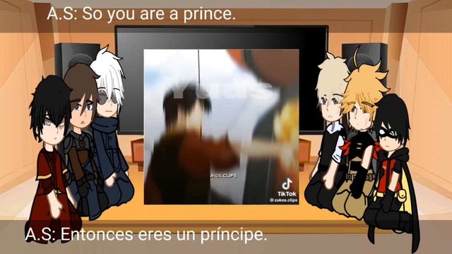 Fandoms react to eachother |1/6| Zuko (Avatar the last airbender)-Spanish and English version. смотреть онлайн