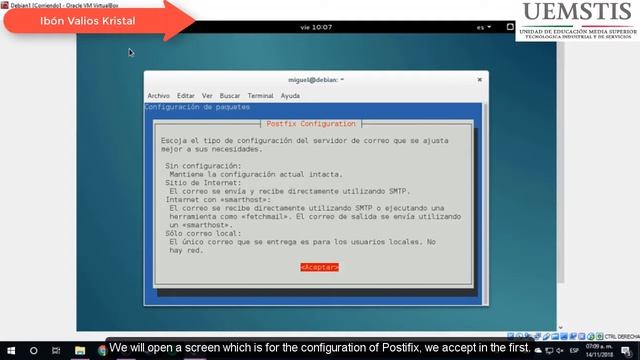 Instalación y comprobación de funcionamiento del servicio SMTP en Debian 8 GNU/Linux смотреть онлайн