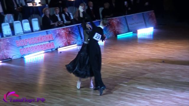 Roman Zhemchugov - Arina Fedorova, 3 round, Slow Foxtrot смотреть онлайн