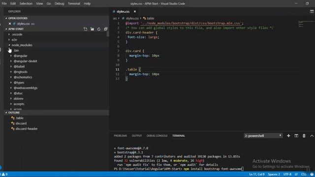 09 install bootstrap for angular смотреть онлайн