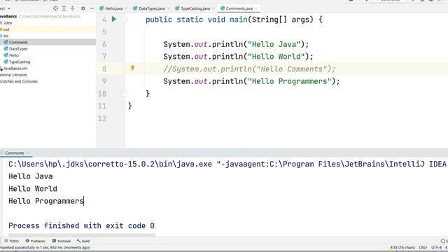 Part 13 - Java Comments смотреть онлайн