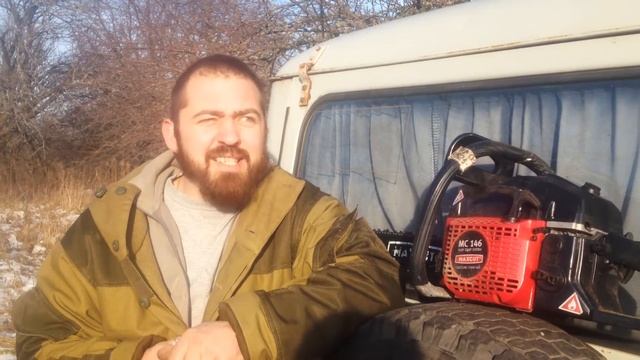 Выезд за дровами, моё мнение о самой дешевой бензопиле maxcut mc146 смотреть онлайн