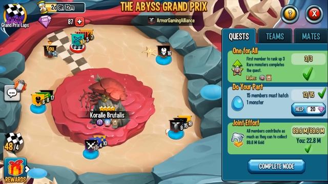 ABYSS TEAM RACE | 50 LAPS!! | 10 PvP Node | Monster Legends Live Stream | Team Wars | Diamond Relic смотреть онлайн