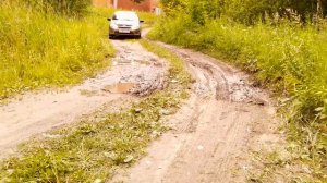 Лада Гранта на бездорожье