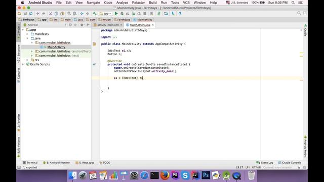 Android Tutorial 19 : SQLite Database ( Part 1/5 ) смотреть онлайн