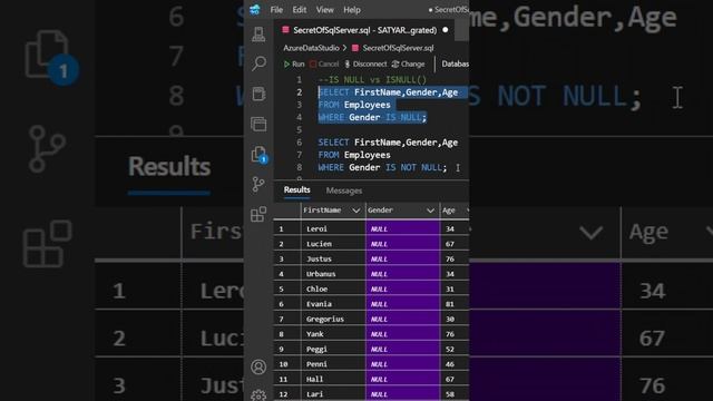 SECRET OF SQL SERVER | IS NULL vs ISNULL() | MS SQL SERVER ?? смотреть онлайн