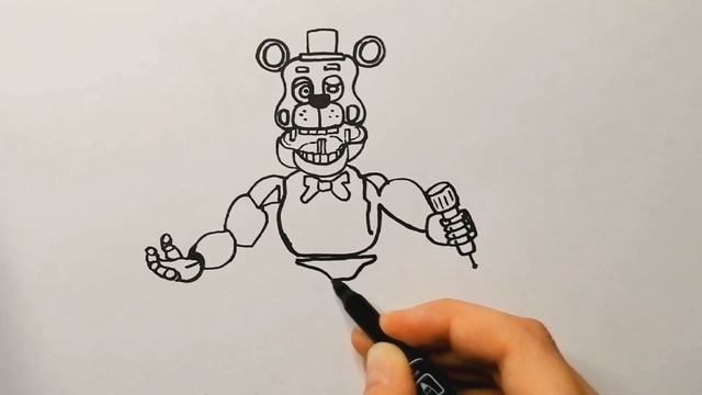 Как нарисовать ЛЕФТИ из ФНАФ / Рисуем аниматроников / How to draw Lefty FNAF смотреть онлайн