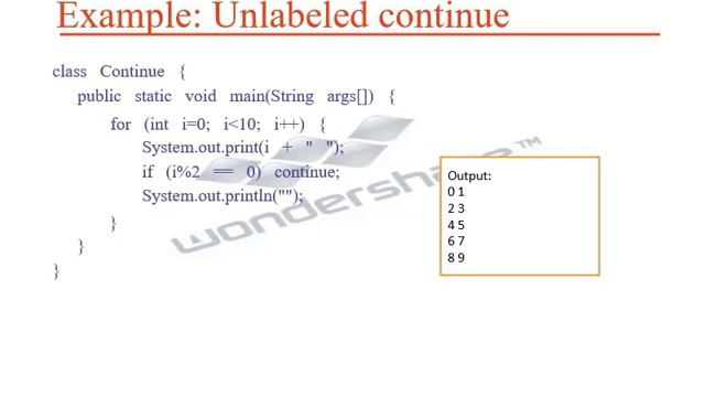 Tutorial 7 continue statement in java смотреть онлайн