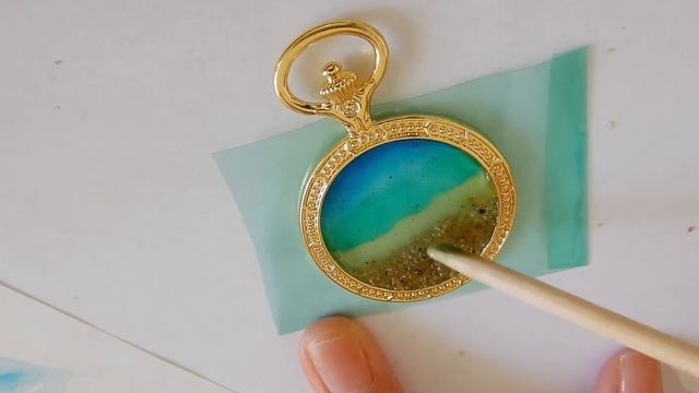 UV Resin Water Effect Pendant DIY смотреть онлайн