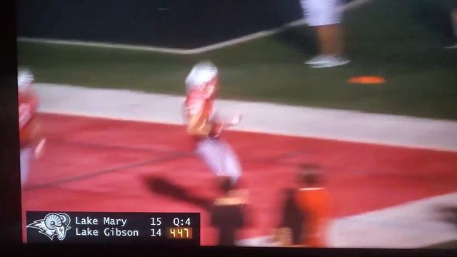Brock Brown TD on blocked punt Lake Mary vs Lake Gibson 2021 смотреть онлайн