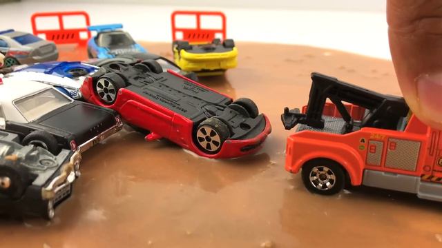 Carros Y Camiones De Construcción - Caja De Coches Para Niños - Colección De Juguetes Infantiles