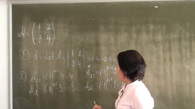 Пример. Нахождение обратной матрицы. Сагынтай кызы Назира смотреть онлайн