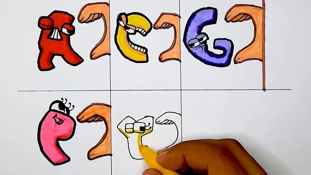 Drawing Alphabet Lore-Alphabet Finger Heart-Fancy Refill / Heart Challenge смотреть онлайн