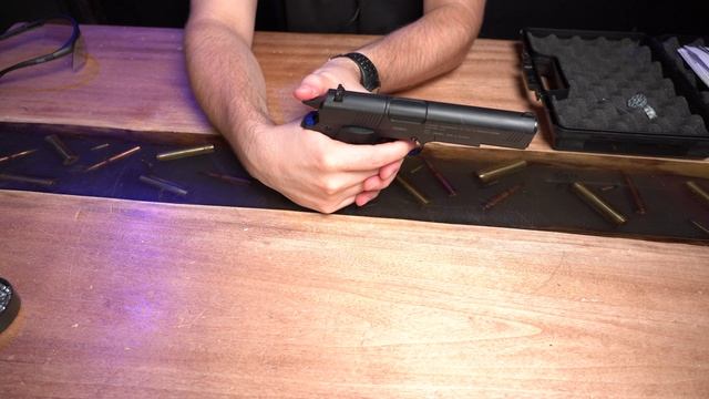 Пневматический пистолет Umarex Colt Government 1911 A1 замер скорости