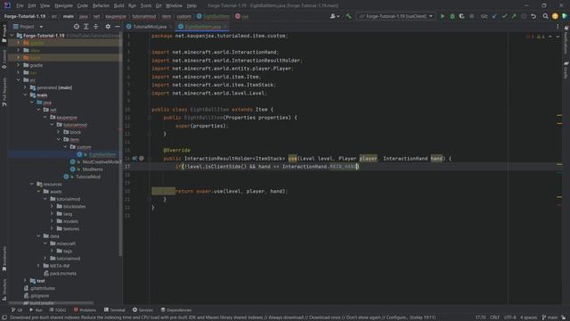 Minecraft 1.19 Forge Modding Tutorial | ADVANCED ITEMS | #5 смотреть онлайн