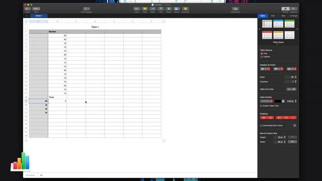 Apple Numbers Tutorial | Functions COUNTIF смотреть онлайн