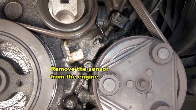 Crankshaft Position (CKP) sensor replacement (2004 Ford Escape 3.0L 6-cylinder engine) смотреть онлайн
