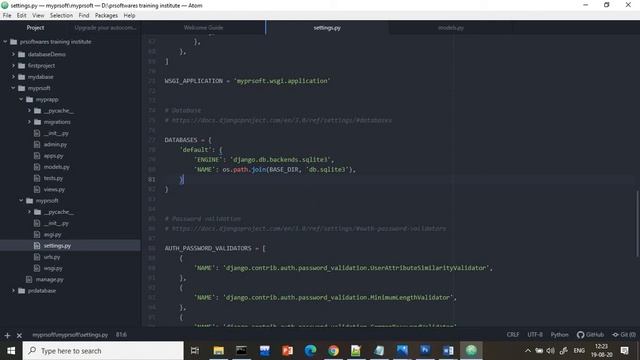 Django database connection tutorial | PrSoftwares смотреть онлайн