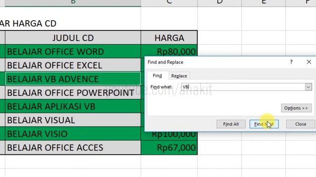 Dasar-Dasar Excel : Perintah Find dan Replace смотреть онлайн