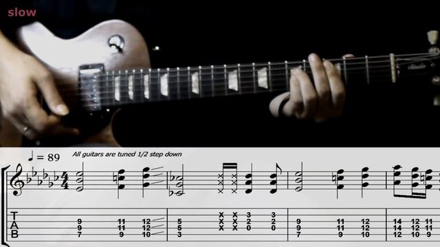 Black Sabbath Heaven and Hell guitar Riff смотреть онлайн