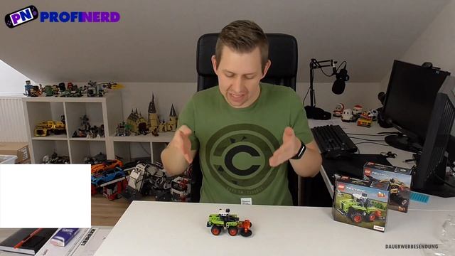 LEGO® TECHNIC 42102 Mini Claas Xerion: A + B Modell Vorstellung смотреть онлайн