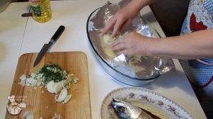 Скумбрия в духовке в фольге. Запеченная скумбрия. Простой, вкусный, быстрый рецепт