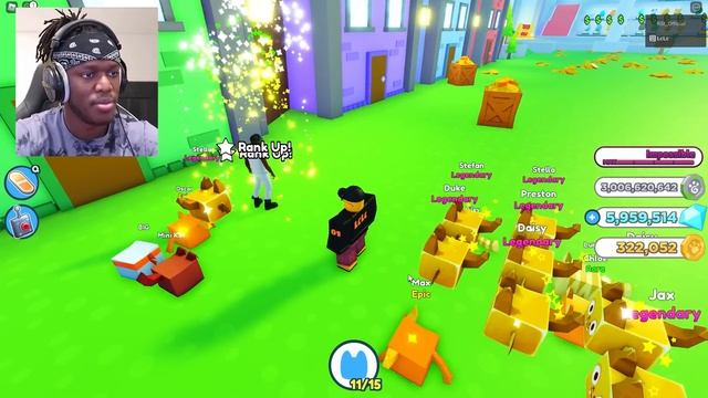 PLAYING with KSI in Pet Simulator X (ROBLOX) смотреть онлайн