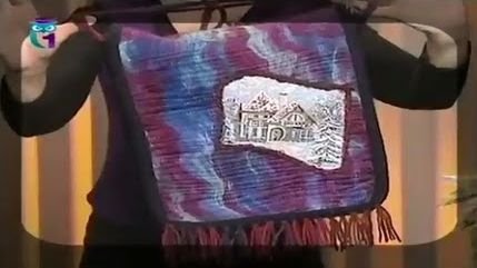 Шьём стильную сумку из шерсти. Выставка "В поисках совершенства". Мастер класс