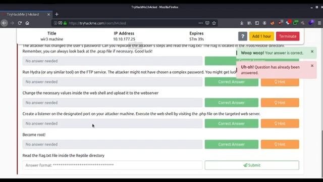 TryHackMe! H4cked - Analyzing a .pcap File // walk- through смотреть онлайн