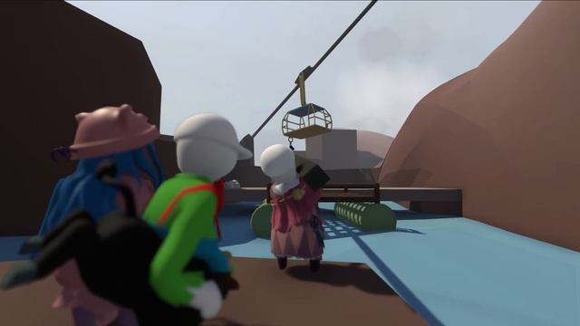 Human: Fall Flat в кооперативе c корешами смотреть онлайн