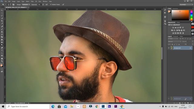 Cinematic Soft Blue Color Grading Like Haji NewTon ?Photoshop Tutorial | Free Preset & 1Click Actio
