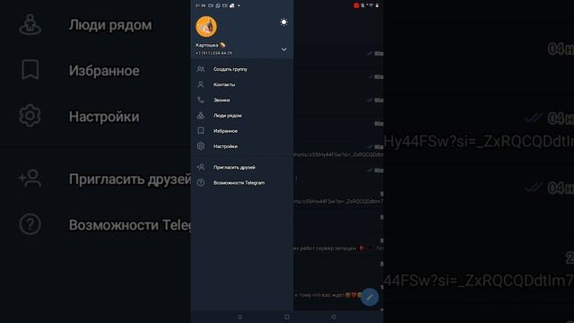 Телеграм и мой Ютуб подписчик! смотреть онлайн