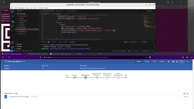 E2E CICD Pipeline Demonstration using Jenkins and ArgoCD смотреть онлайн