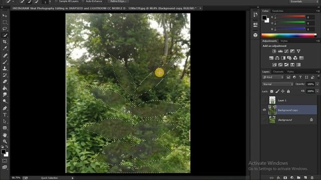 Easy way to blur background in Photoshop | photoshop tutorial смотреть онлайн