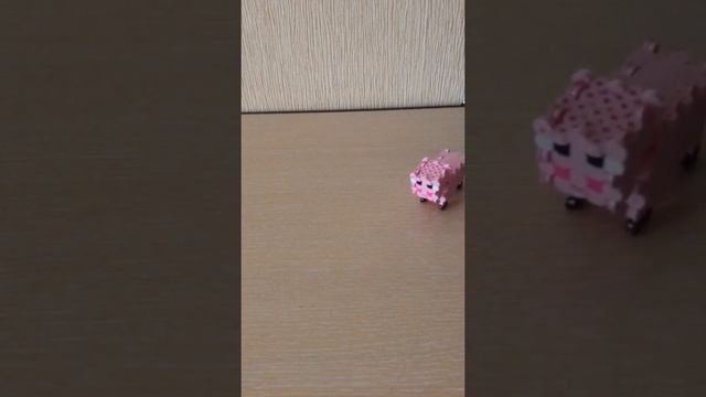 Свинка майнкрафт з термомозайки смотреть онлайн