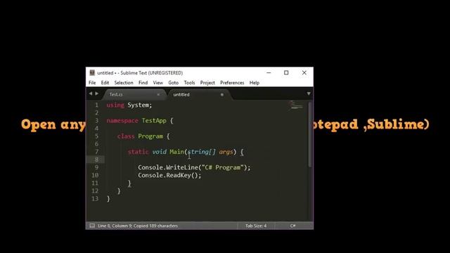 how to execute and compile c# code using cmd? смотреть онлайн