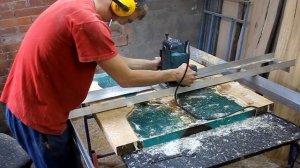 НЕВЕРОЯТНЫЙ стол-река из эпоксидной смолы Epoxy river С БИТЫМ СТЕКЛОМ