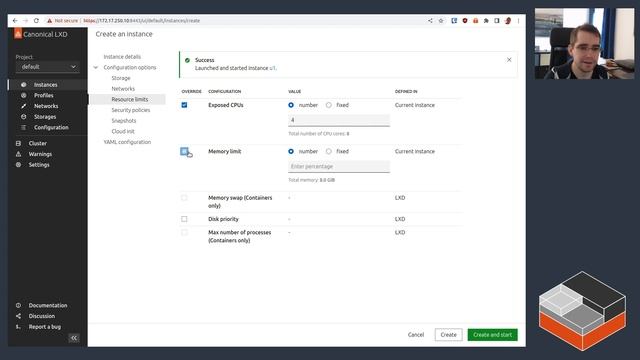 Early look at the LXD web UI смотреть онлайн