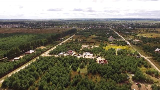 Ход строительства коттеджного поселка Сказка в Лесу Алеканово смотреть онлайн
