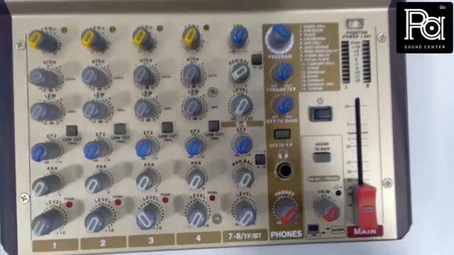 PHONIC MIXER รุ่น AM 8GE смотреть онлайн