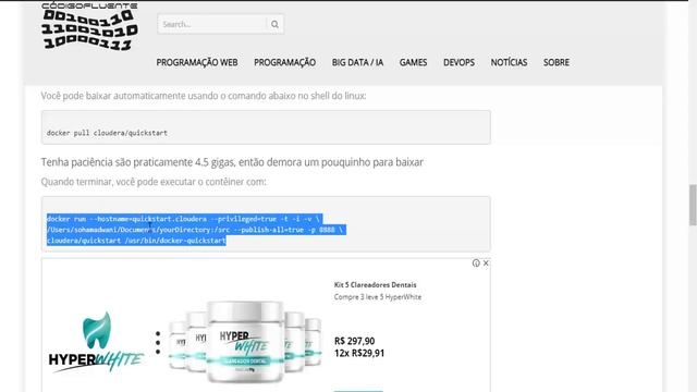 Aula 17 - Hadoop - Cloudera Quickstart com docker смотреть онлайн