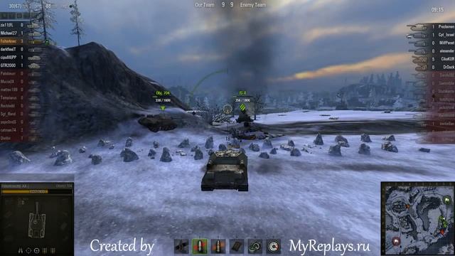 WOT: Arctic Region - Object 704 смотреть онлайн