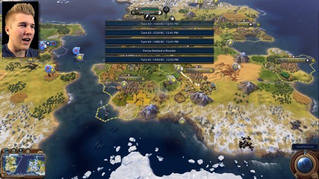 PERSIA VS MACEDON | Civilization 6 AI Only Deity Gameplay [Cyrus VS Alexander in CIV 6] смотреть онлайн