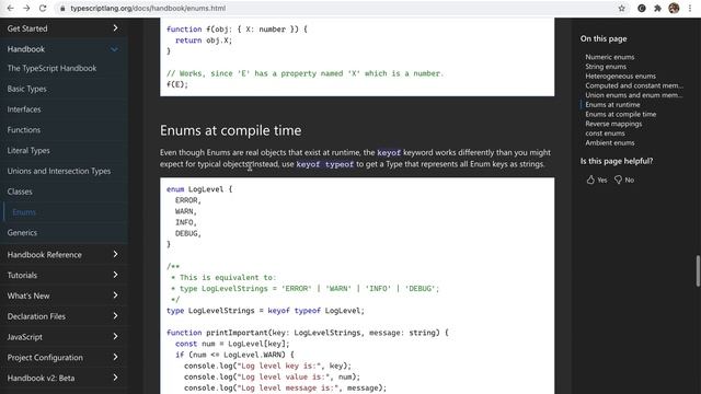 TypeScript Deep Dive - Enums | JSer - Front-End Interview questions смотреть онлайн