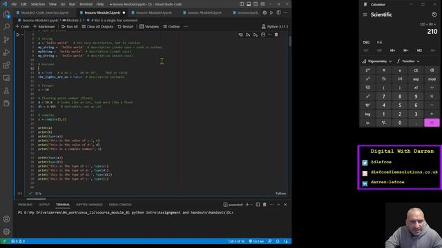 native data types - python смотреть онлайн