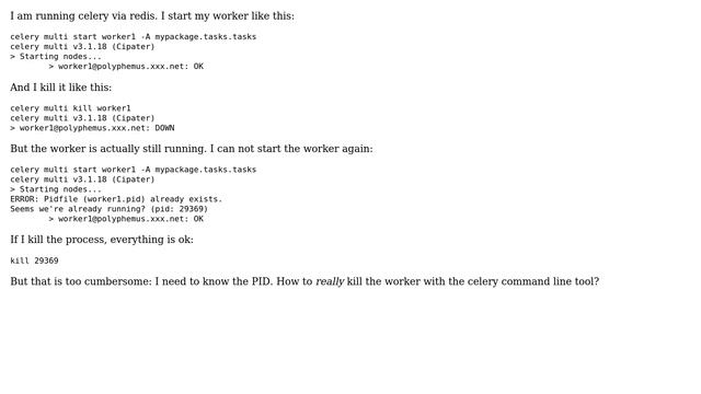 How to stop celery worker? смотреть онлайн