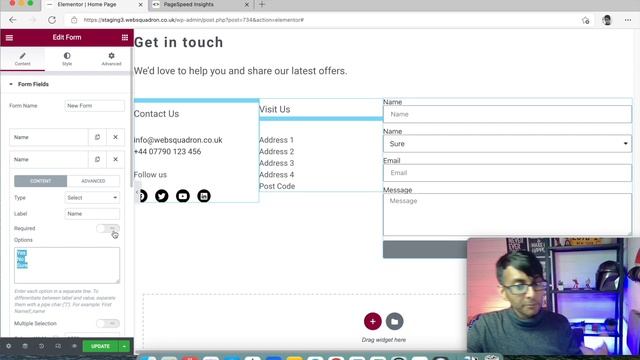 Basic Course 23 - Create a Contact Form Section with Elementor | Wordpress Website Design смотреть онлайн