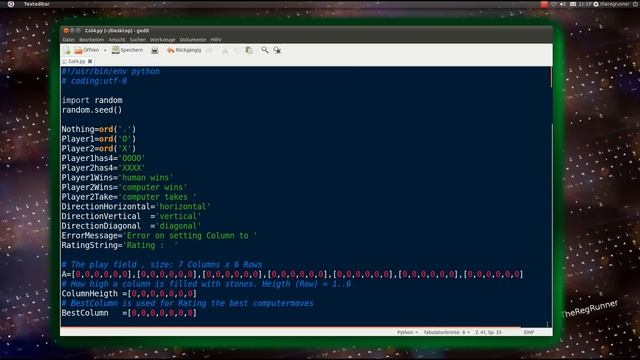 python : 4 Gewinnt [Programmier Demo] смотреть онлайн