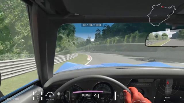 Corvette C3 '69 Hotlap - 7:56.045 / Gran Turismo Sport смотреть онлайн